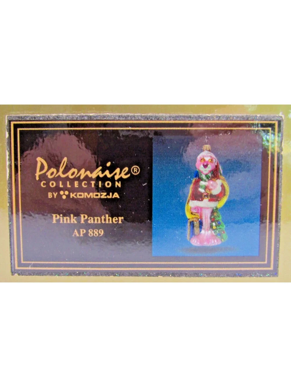 Kurt S. Adler Polonaise Collection by Komozja Pink Panther Ornament AP889 & Box